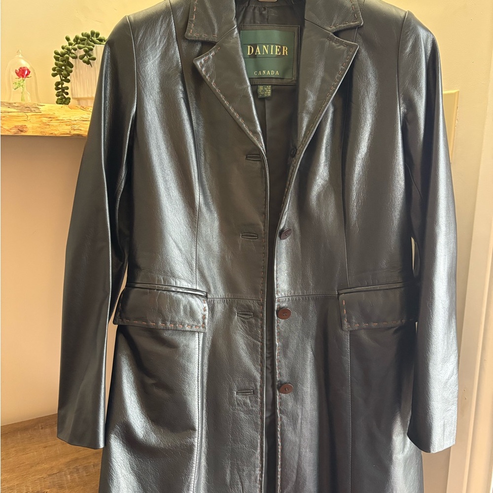 Danier Black Leather Jacket